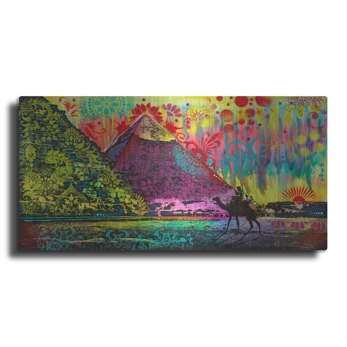 'Sunset at Cheops' by Dean Russo – Metal Wall Art