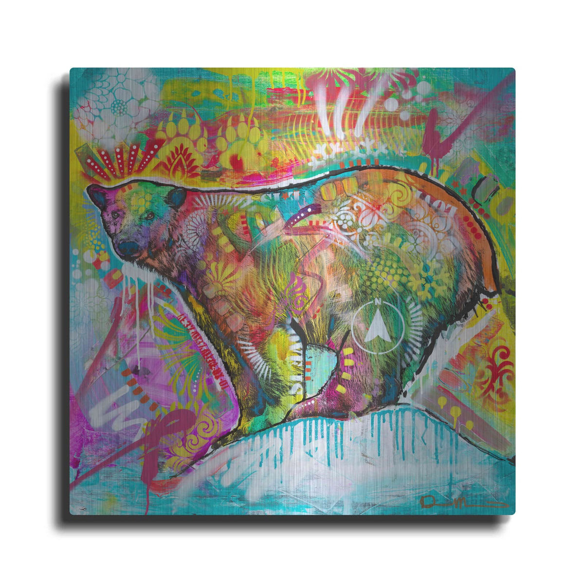 'Polar Bear 1' by Dean Russo – Metal Wall Art
