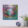 'Caffeination' by Dean Russo – Metal Wall Art, 12x12 room view