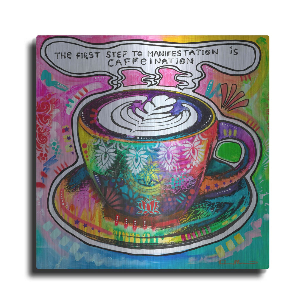 'Caffeination' by Dean Russo – Metal Wall Art