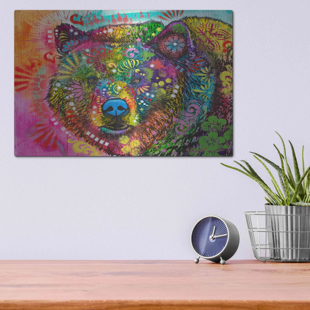 'Hunky Bear 2' by Dean Russo – Metal Wall Art, 16x12 room view