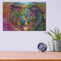 'Hunky Bear 2' by Dean Russo – Metal Wall Art, 16x12 room view
