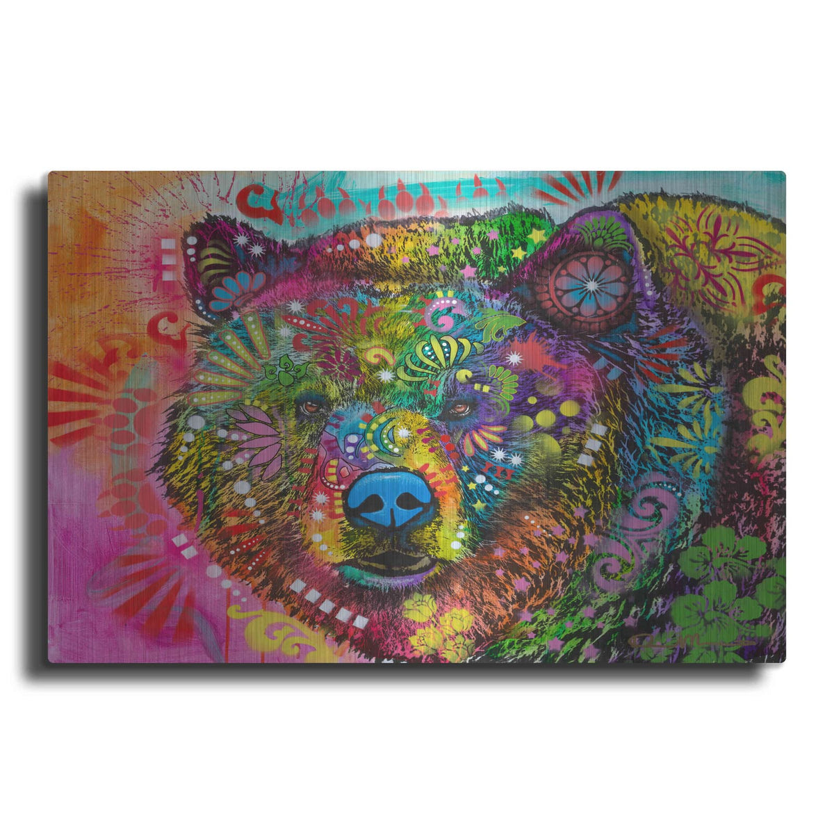 'Hunky Bear 2' by Dean Russo – Metal Wall Art