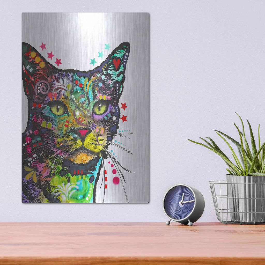'Green Eyes' by Dean Russo – Metal Wall Art, 12x16 room view