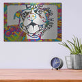 'Love And Hapiness' by Dean Russo – Metal Wall Art, 16x12 room view