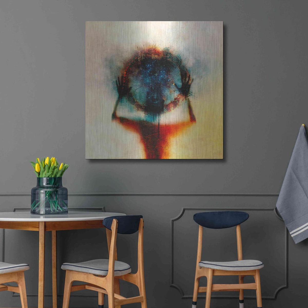 'Closer' by Mario Sanchez Nevado – Metal Wall Art, 36x36 room view