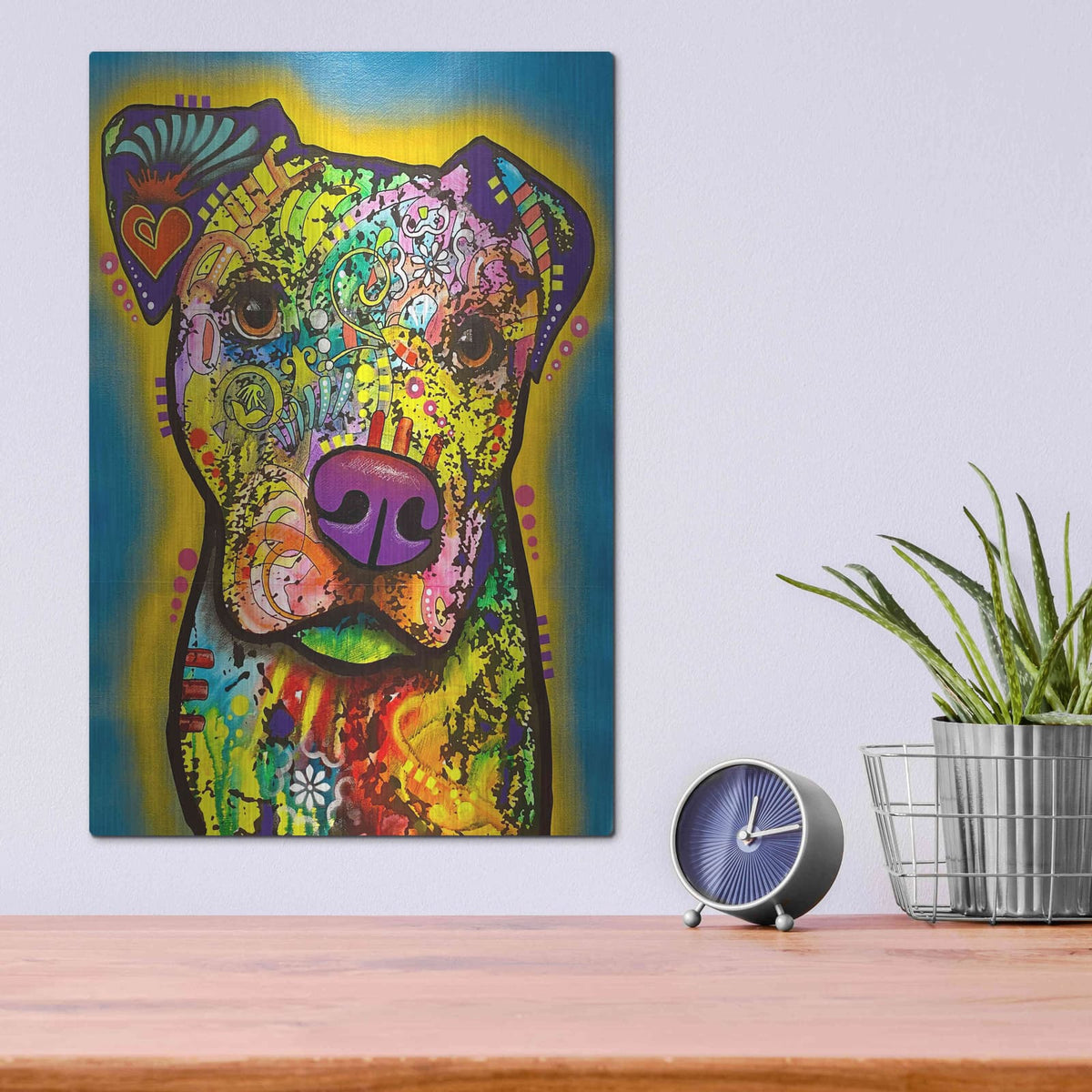'Mom Said You Have To Play With Me' by Dean Russo – Metal Wall Art, 12x16 room view