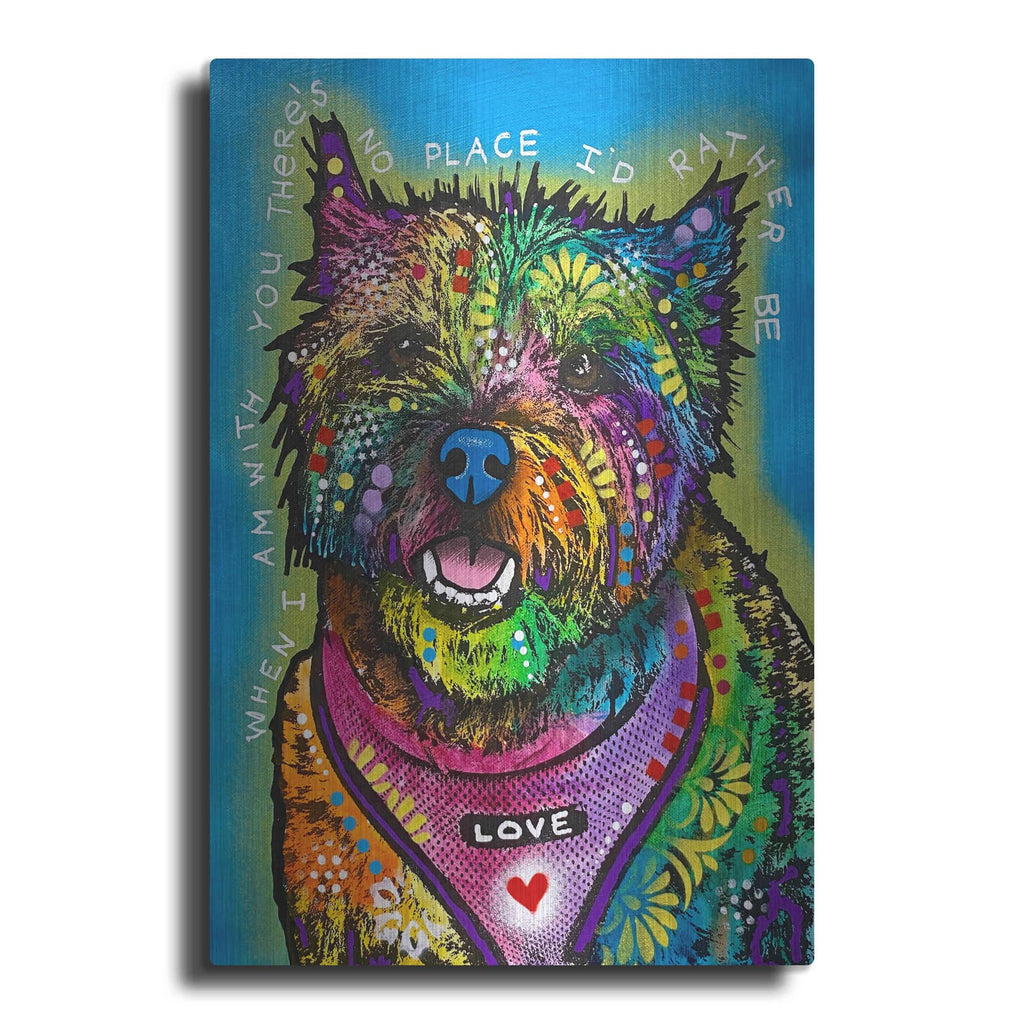 'There’s No Place I’d Rather Be' by Dean Russo – Metal Wall Art