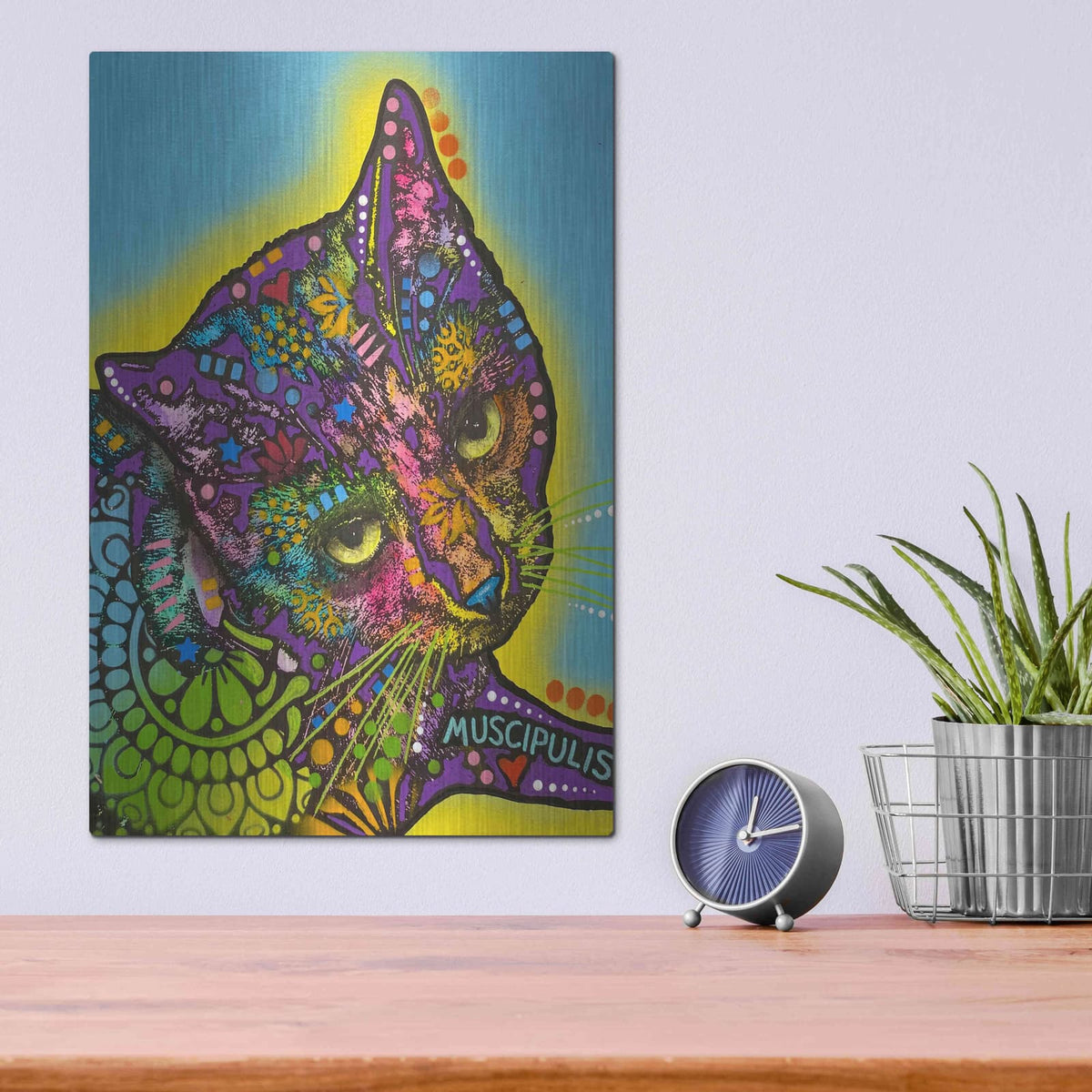 'I'm Not So Sure About This' by Dean Russo – Metal Wall Art, 12x16 room view