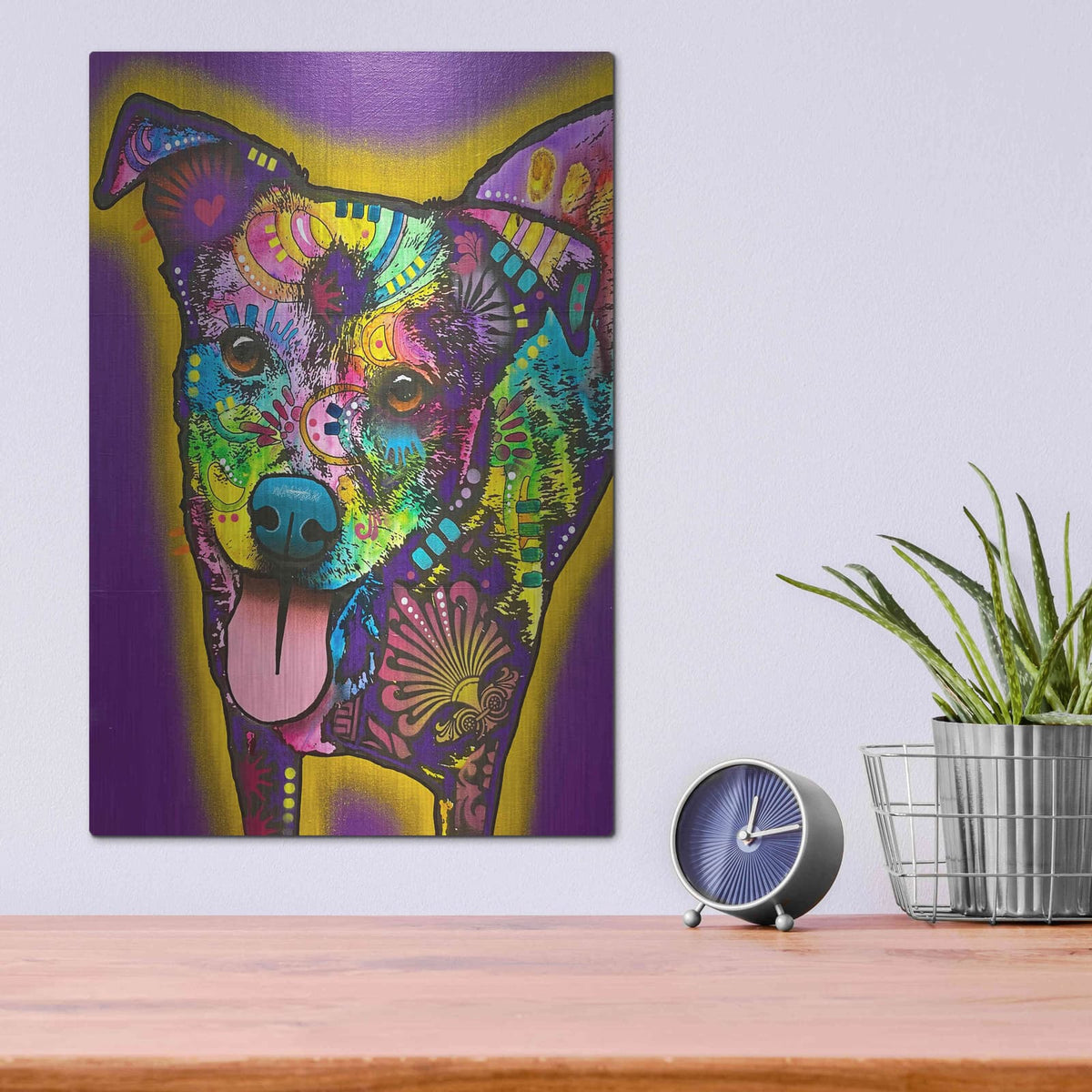 'Ready When You Are Boss' by Dean Russo – Metal Wall Art, 12x16 room view