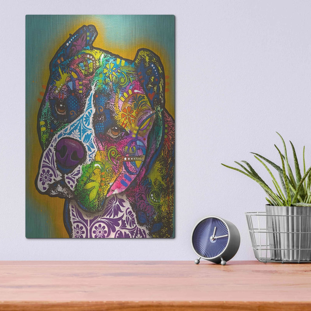 'Reporting For Snuggles' by Dean Russo – Metal Wall Art, 12x16 room view