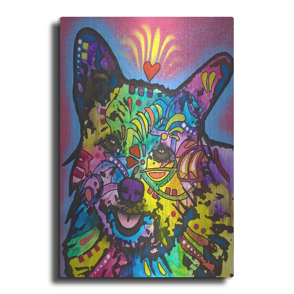 'Always Down For Snuggle Town' by Dean Russo – Metal Wall Art
