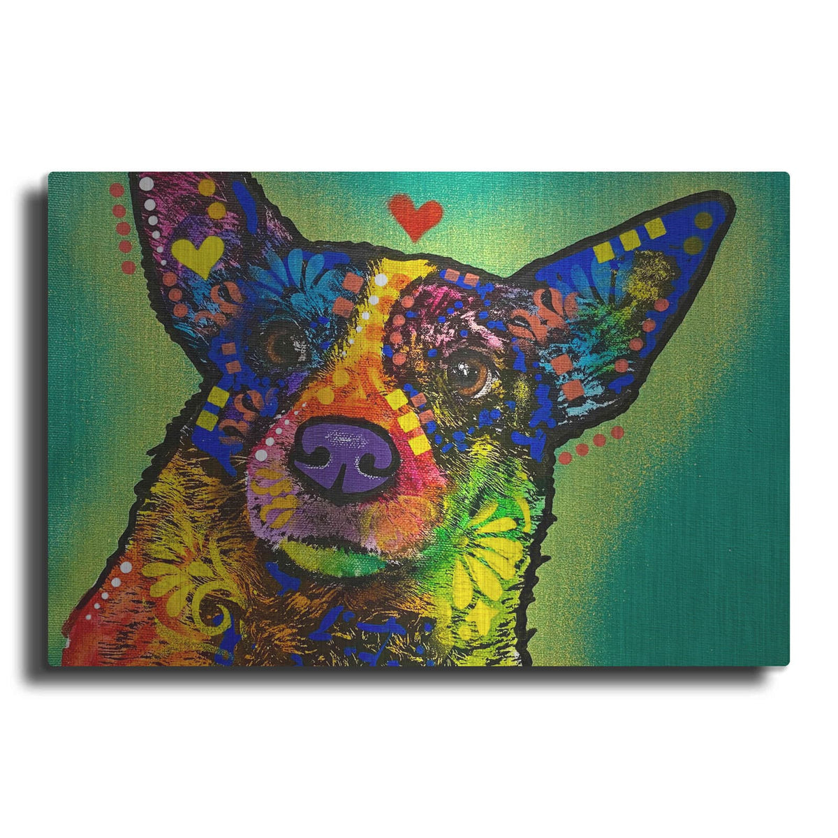'Lil Nervous Still Full Of Love' by Dean Russo – Metal Wall Art
