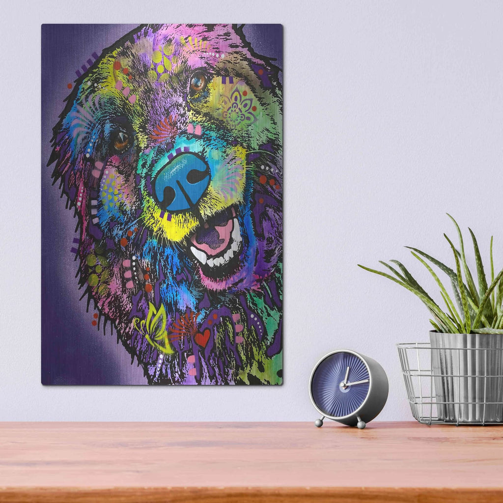 'Floofer Fren' by Dean Russo – Metal Wall Art, 12x16 room view