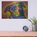 'Nervous But Still Full Of Love' by Dean Russo – Metal Wall Art, 16x12 room view