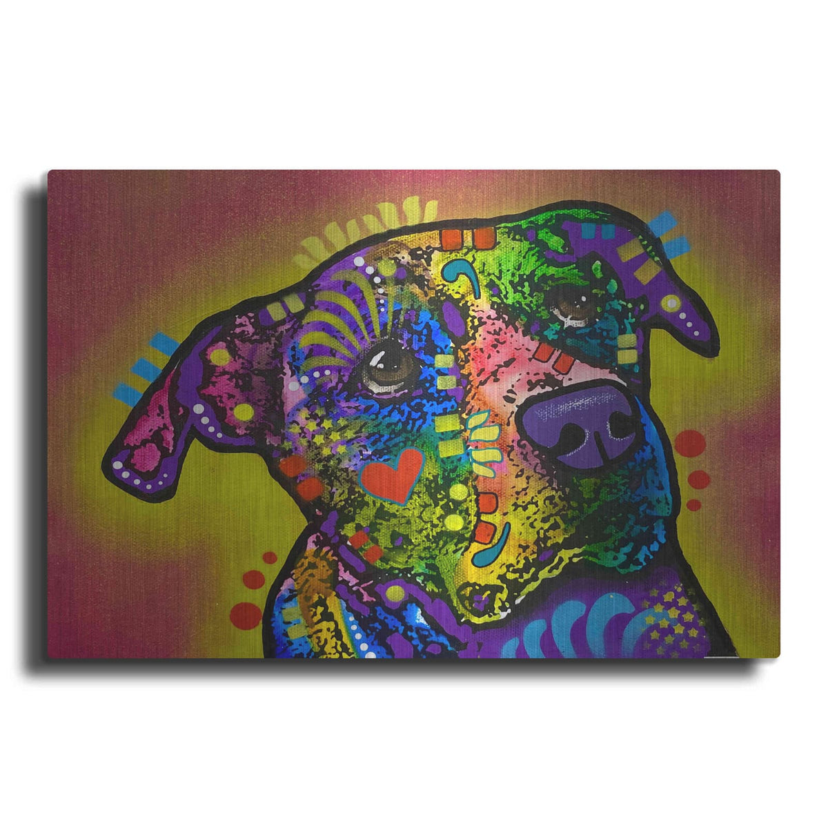 'Nervous But Still Full Of Love' by Dean Russo – Metal Wall Art