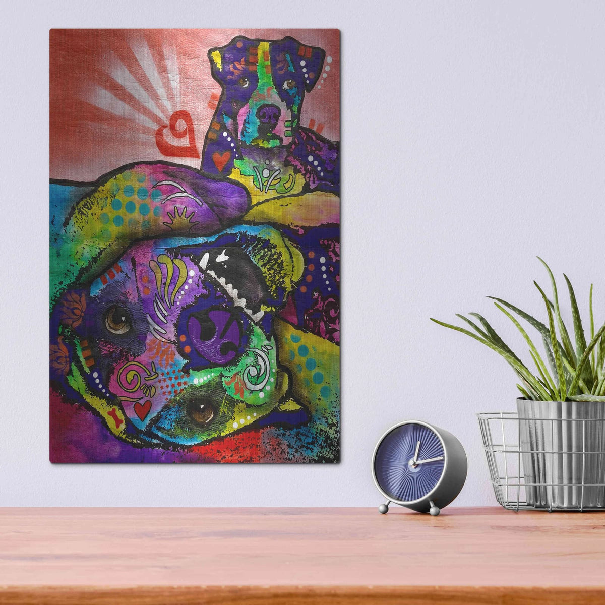 'Do A Barrel Roll' by Dean Russo – Metal Wall Art, 12x16 room view