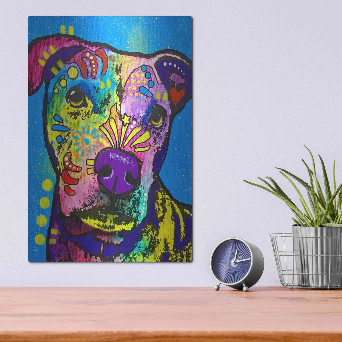 'Just A Little Piece Pleaaaase 2' by Dean Russo – Metal Wall Art, 12x16 room view