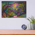 'Pooped Pupper' by Dean Russo – Metal Wall Art, 16x12 room view