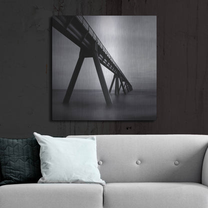 Luxe Metal Art 'Wharf de la Salie' by Nina Papiorek, Metal Wall Art,36x36