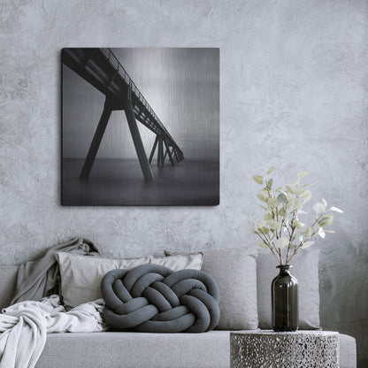 Luxe Metal Art 'Wharf de la Salie' by Nina Papiorek, Metal Wall Art,36x36