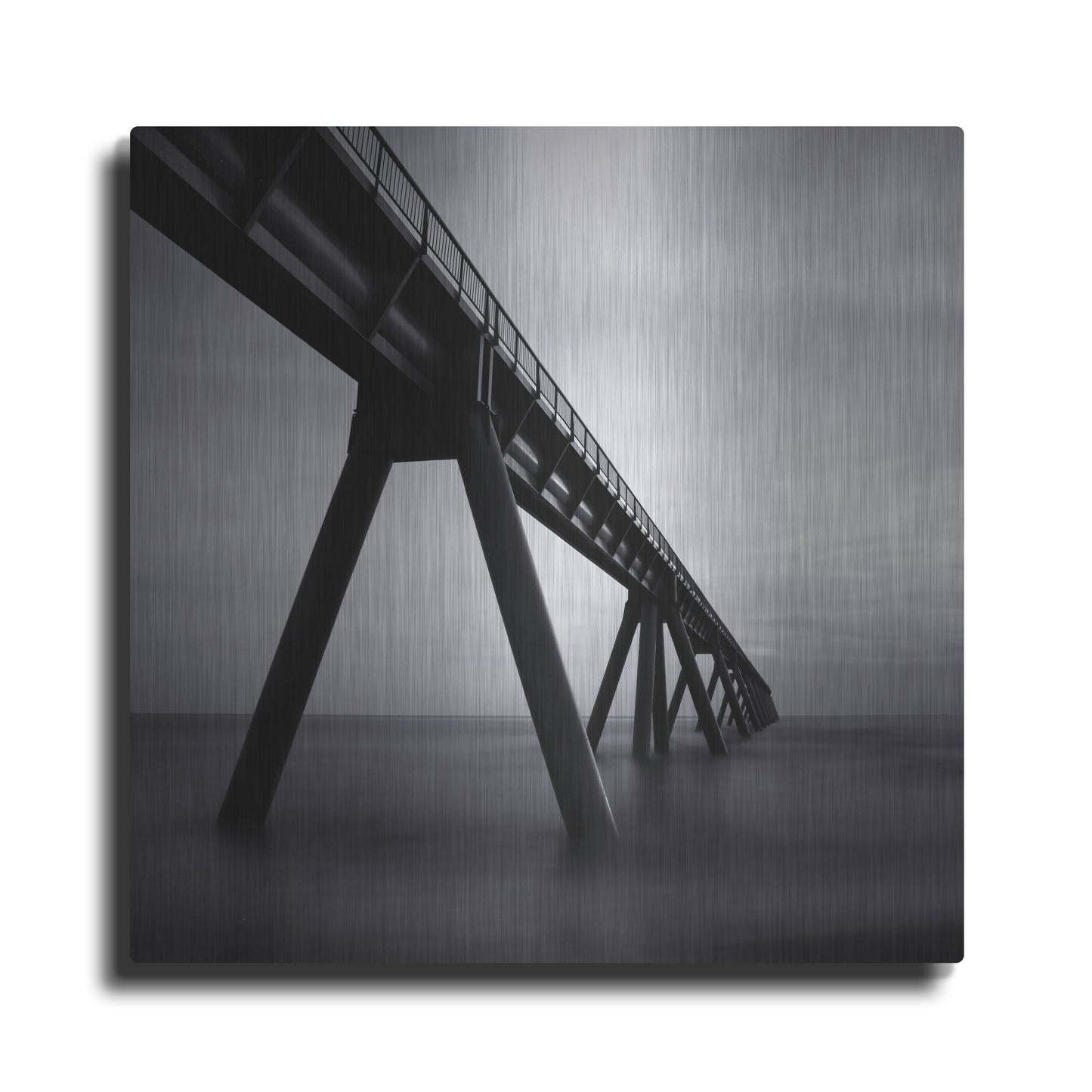 Luxe Metal Art 'Wharf de la Salie' by Nina Papiorek, Metal Wall Art