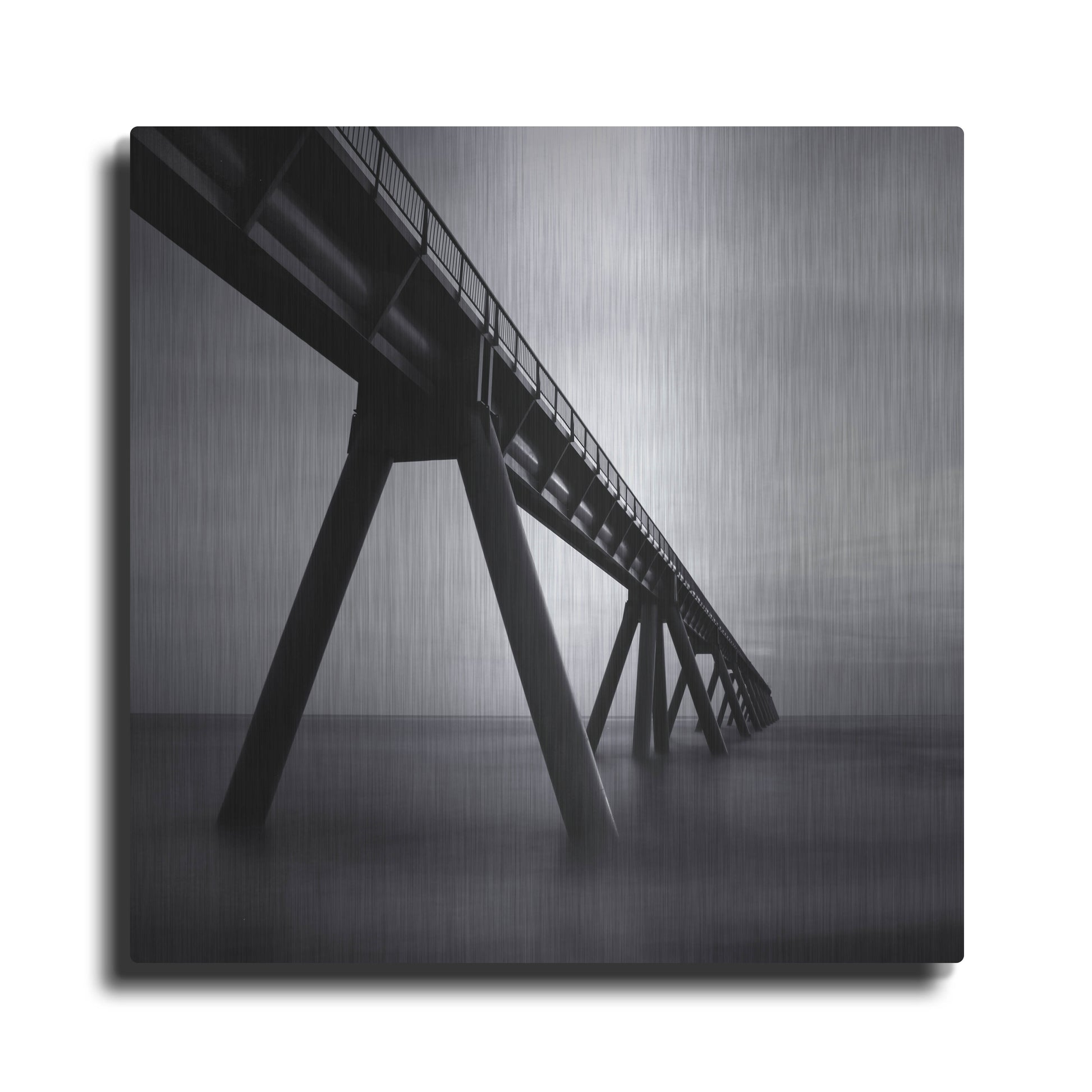 Luxe Metal Art 'Wharf de la Salie' by Nina Papiorek, Metal Wall Art