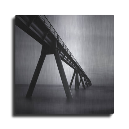 Luxe Metal Art 'Wharf de la Salie' by Nina Papiorek, Metal Wall Art