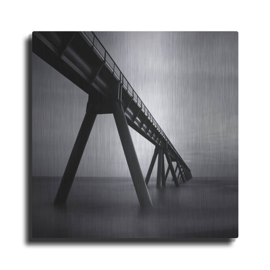Luxe Metal Art 'Wharf de la Salie' by Nina Papiorek, Metal Wall Art