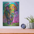 'Indian Elephant' by Dean Russo – Metal Wall Art, 12x16 room view