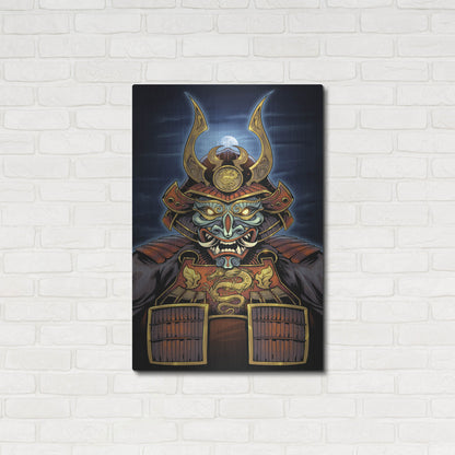 Luxe Metal Art 'Samurai' by Flyland Designs, Metal Wall Art,24x36