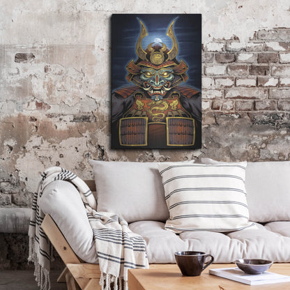 Luxe Metal Art 'Samurai' by Flyland Designs, Metal Wall Art,24x36