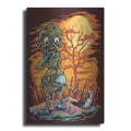 Luxe Metal Art 'Halloween At The Beach - Mummy' by Flyland Designs, Metal Wall Art