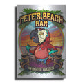 Luxe Metal Art 'Pete's Beach Bar' by Flyland Designs, Metal Wall Art