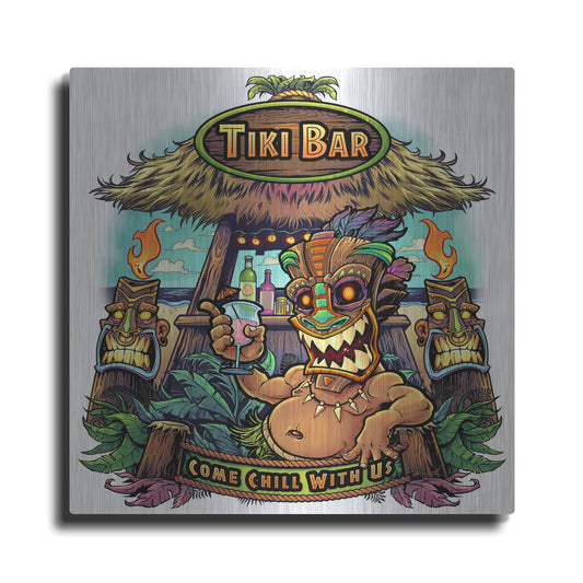 Luxe Metal Art 'Tiki Bar' by Flyland Designs, Metal Wall Art