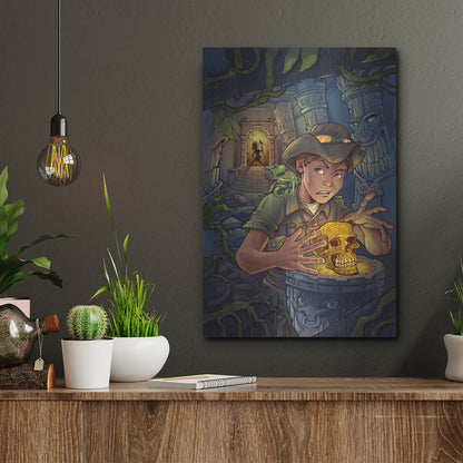 Luxe Metal Art 'Explorer' by Flyland Designs, Metal Wall Art,12x16