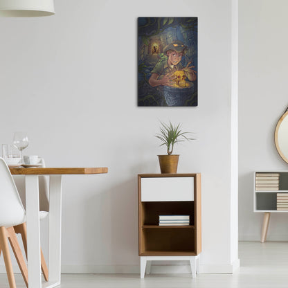 Luxe Metal Art 'Explorer' by Flyland Designs, Metal Wall Art,16x24