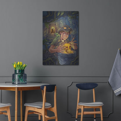 Luxe Metal Art 'Explorer' by Flyland Designs, Metal Wall Art,24x36