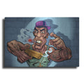 Luxe Metal Art 'Crook Character Gang Banger' by Flyland Designs, Metal Wall Art