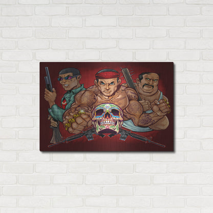 Luxe Metal Art 'Los Zetas Russ Logo' by Flyland Designs, Metal Wall Art,36x24