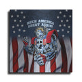 Luxe Metal Art 'Mecha Trump Rageon' by Flyland Designs, Metal Wall Art