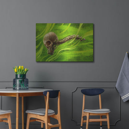 Luxe Metal Art 'Biohazard' by Flyland Designs, Metal Wall Art,36x24