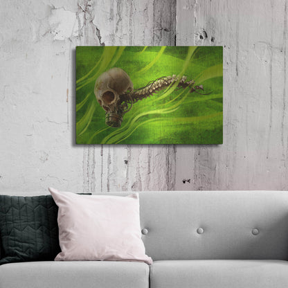Luxe Metal Art 'Biohazard' by Flyland Designs, Metal Wall Art,36x24