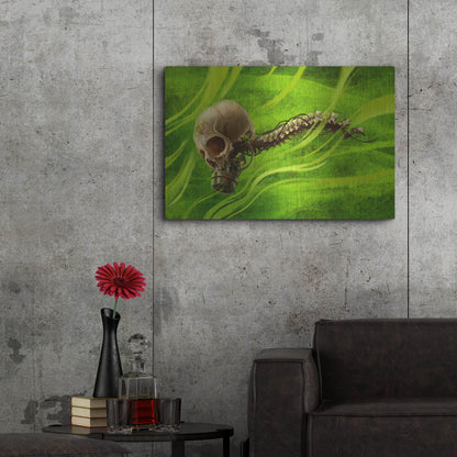 Luxe Metal Art 'Biohazard' by Flyland Designs, Metal Wall Art,36x24