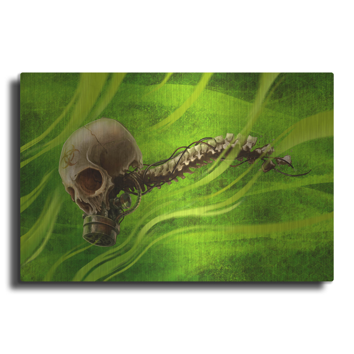 Luxe Metal Art 'Biohazard' by Flyland Designs, Metal Wall Art