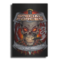 Luxe Metal Art 'Skull And Bullets Crest' by Flyland Designs, Metal Wall Art