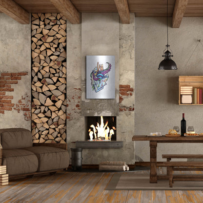 Luxe Metal Art 'Take Out Box' by Flyland Designs, Metal Wall Art,24x36