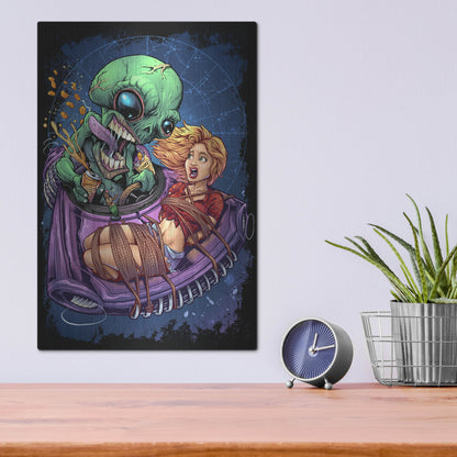 Luxe Metal Art 'Take Out' by Flyland Designs, Metal Wall Art,12x16