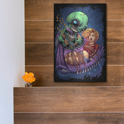 Luxe Metal Art 'Take Out' by Flyland Designs, Metal Wall Art,12x16