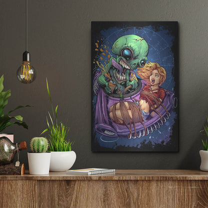 Luxe Metal Art 'Take Out' by Flyland Designs, Metal Wall Art,12x16